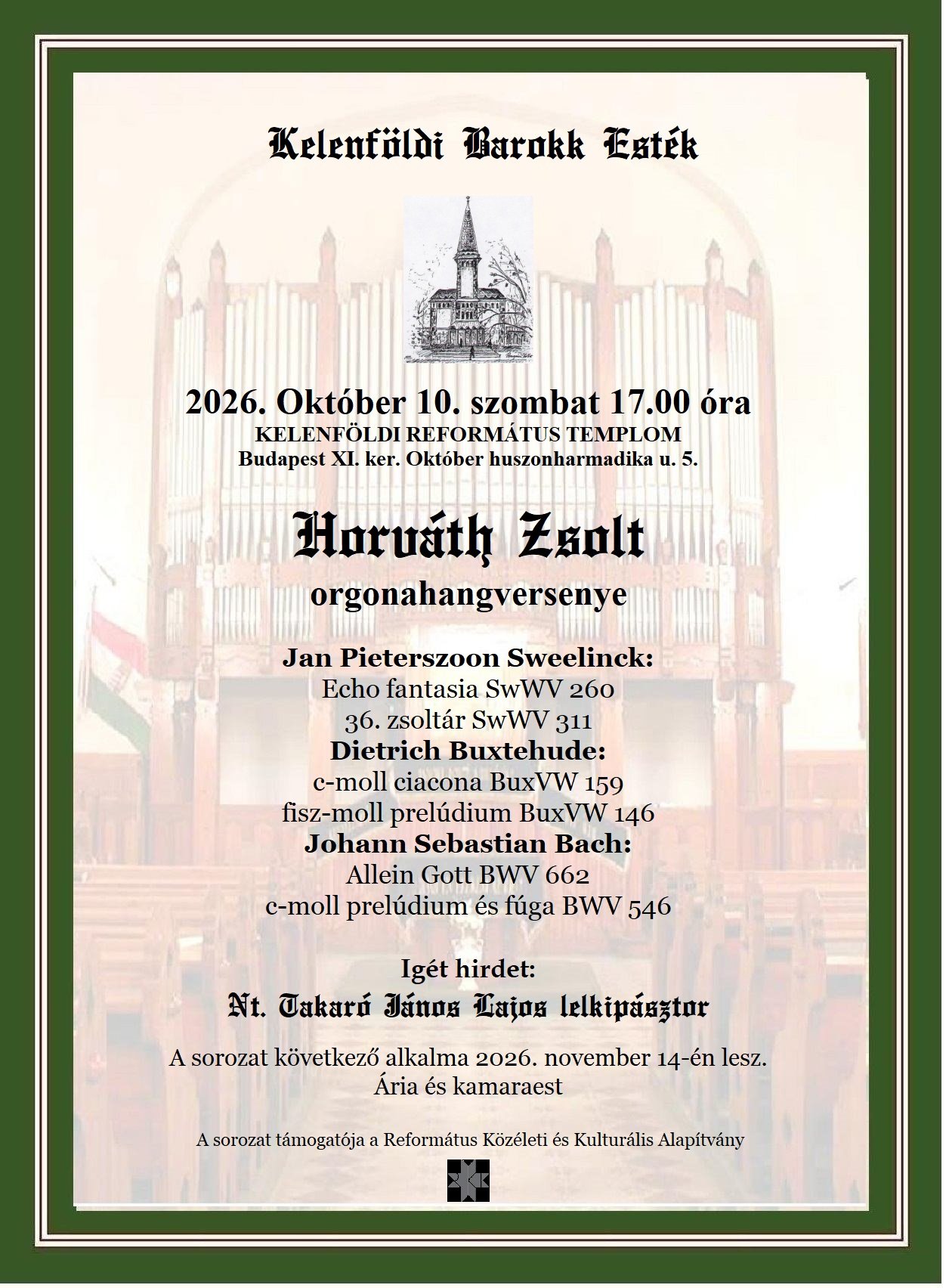 2026 okt. 10 Horváth Zsolt plakát