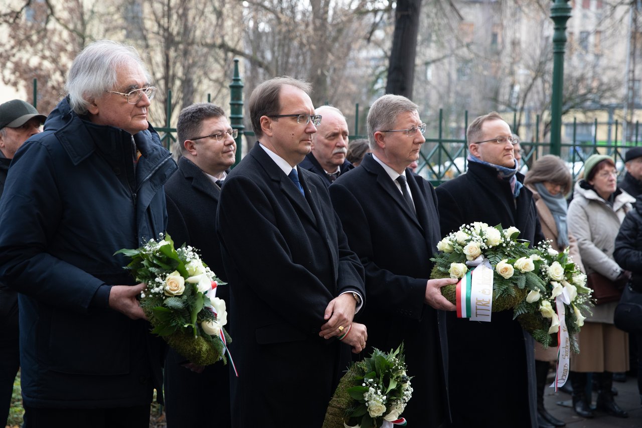 Himnusz 200 megemlékezés Debrecenben 2023 január Fotó: TTRE