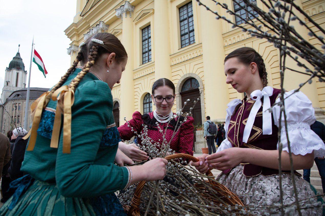 2023 virágvasárnap Debrecenben - Fotó: Miskolczi János