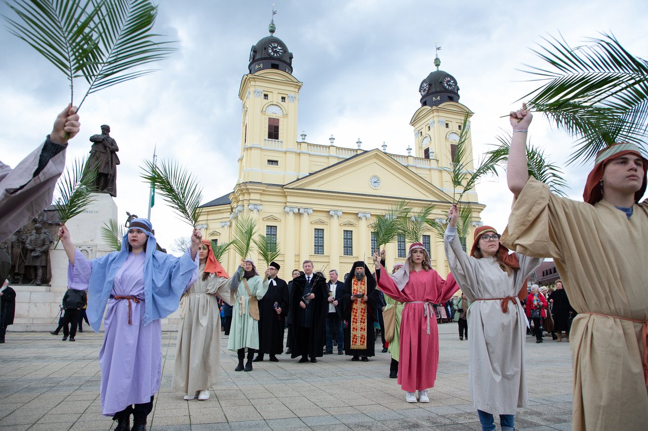 2023 virágvasárnap Debrecenben - Fotó: Miskolczi János