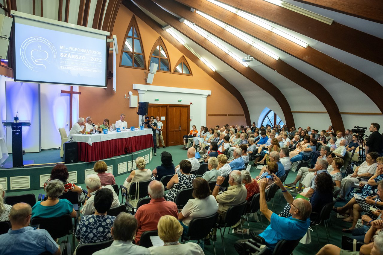 Magyar református nemzetstratégia Kerekasztal beszélgetés Szárszó 2022, Balog Zoltán, Lánczi András, Tapolyai Emőke, Hajdú Zoltán Levente  - Fotó: Hirling Bálint