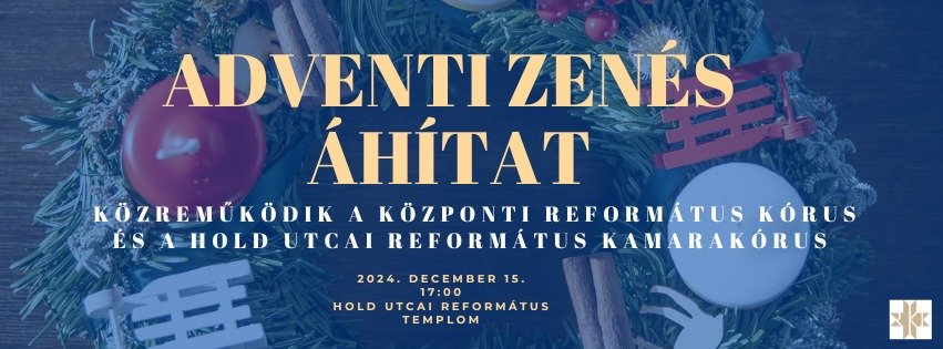 KRK adventi zenés áhítat 2024 - borítókép