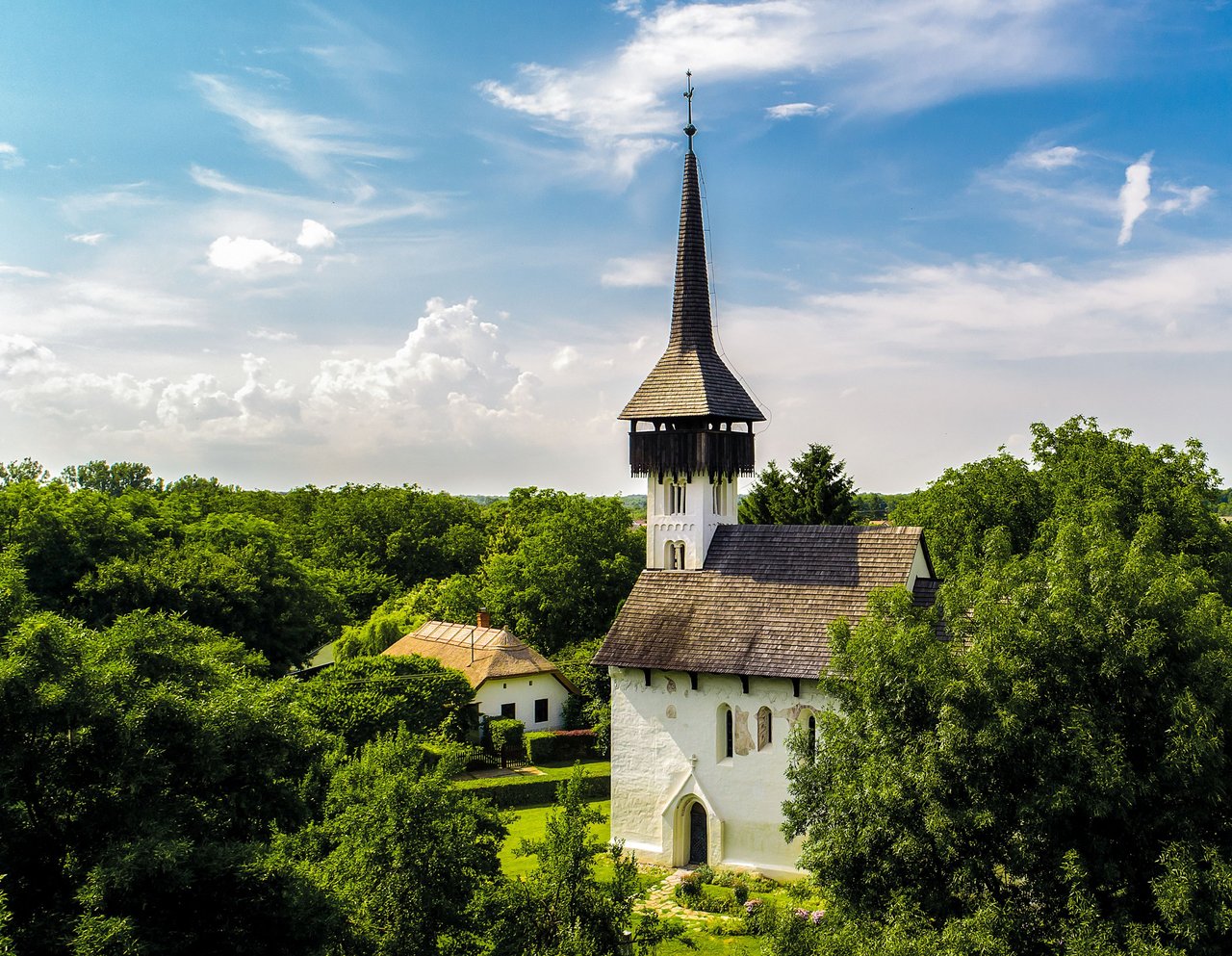 A csarodai templom. A csarodai látogatóközpont átadása. 2024. szeptember. Fotó: ttre.hu/Csutkai Csaba