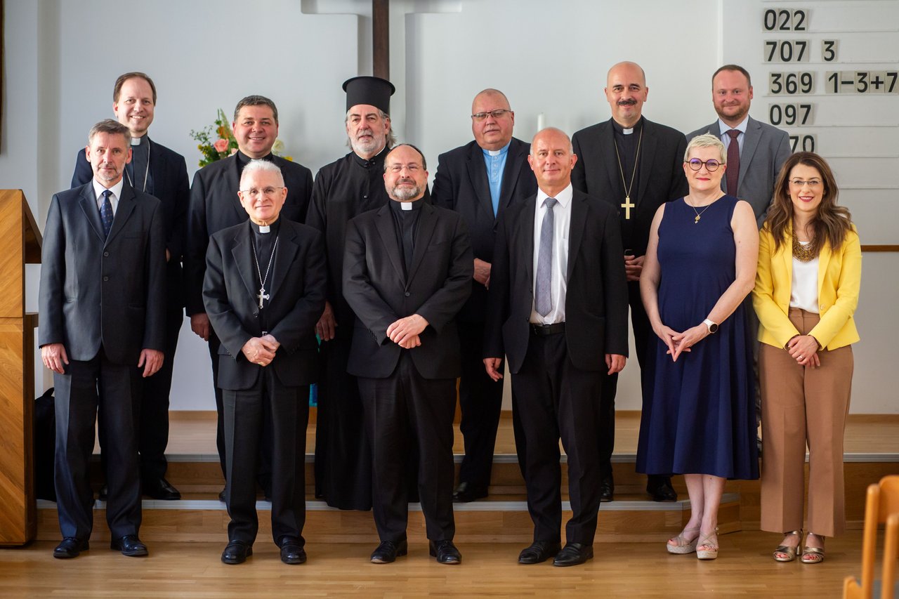 CEC-COMECE sajtótájékoztató 2024. június 24. Budavári Evangélikus Gyül. gyülekezeti terme - Fotó: Fotó: Lambert Attila/Magyar Kurír