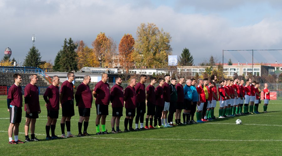 Jótékonysági futballmérkőzés - lelkészválogatott - honvédség 2025. október 25. Nagykanizsa - Fotó: Szervezők / Horváth Sámuel