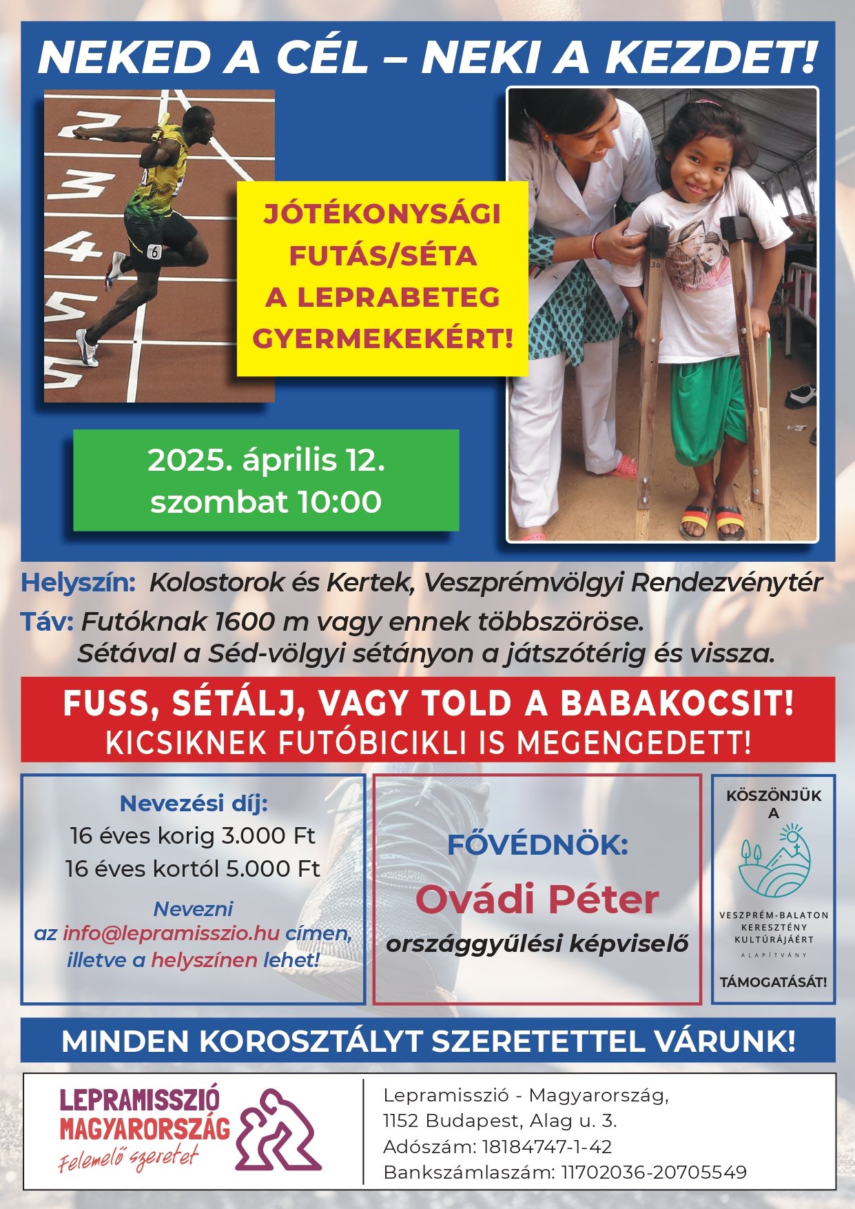 Jótékonysági futás 2025.04.12._Veszprém