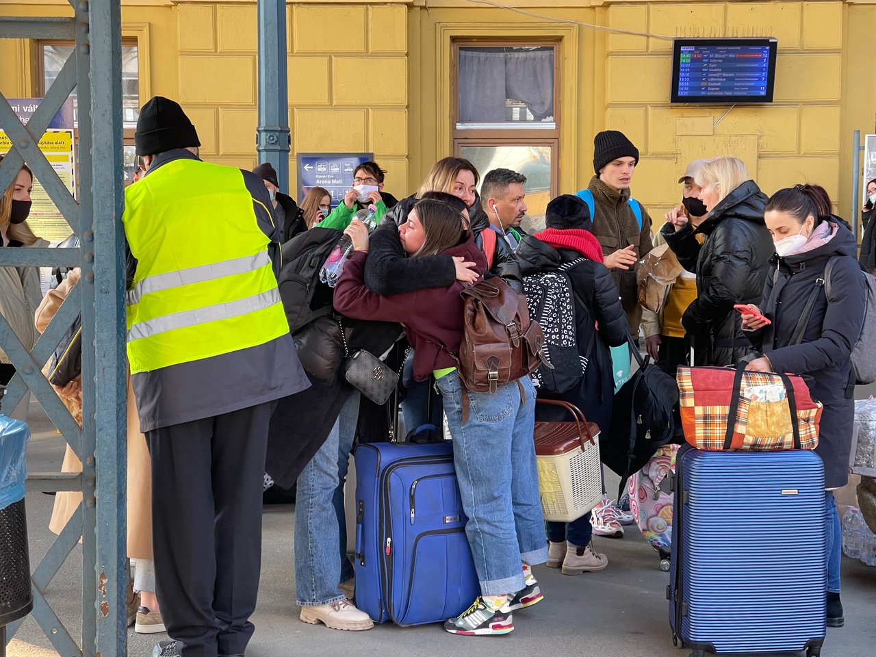 MRSZ Keleti pályaudvar -ukrajnai válság - 2022. február