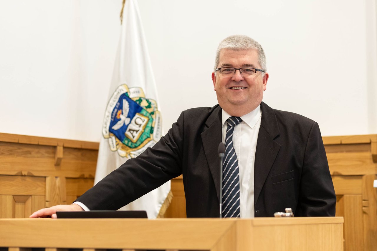 Czibere Károly. Kórházlelkészek és önkéntes szolgálók szakmai napja a Ráday Házban 2026 június - Fotó: Hurta Hajnalka