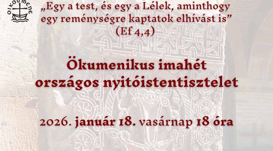 ökumenikus imahet 2026_plakat_A4