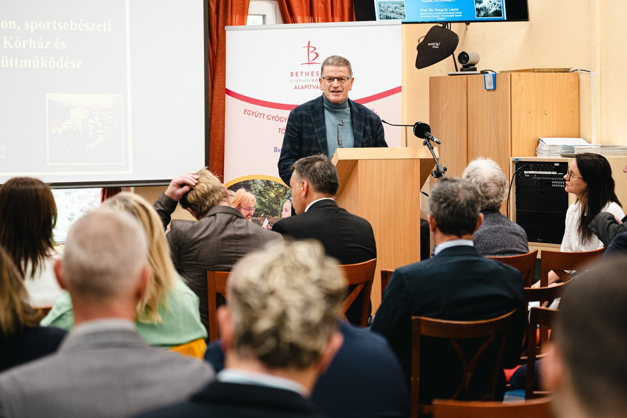 Velkey György- Bethesda Sportegészségügyi Központ átadó 2025. november 3. - Fotó: Magyaródi Milán