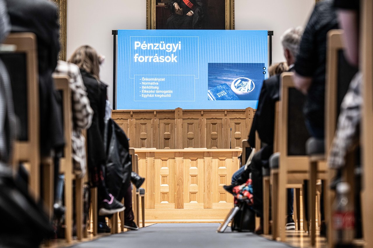 Pénz és egyház blokkszeminárium, 2025 május, KRE Ráday Ház - Fotó: Magyaródi Milán