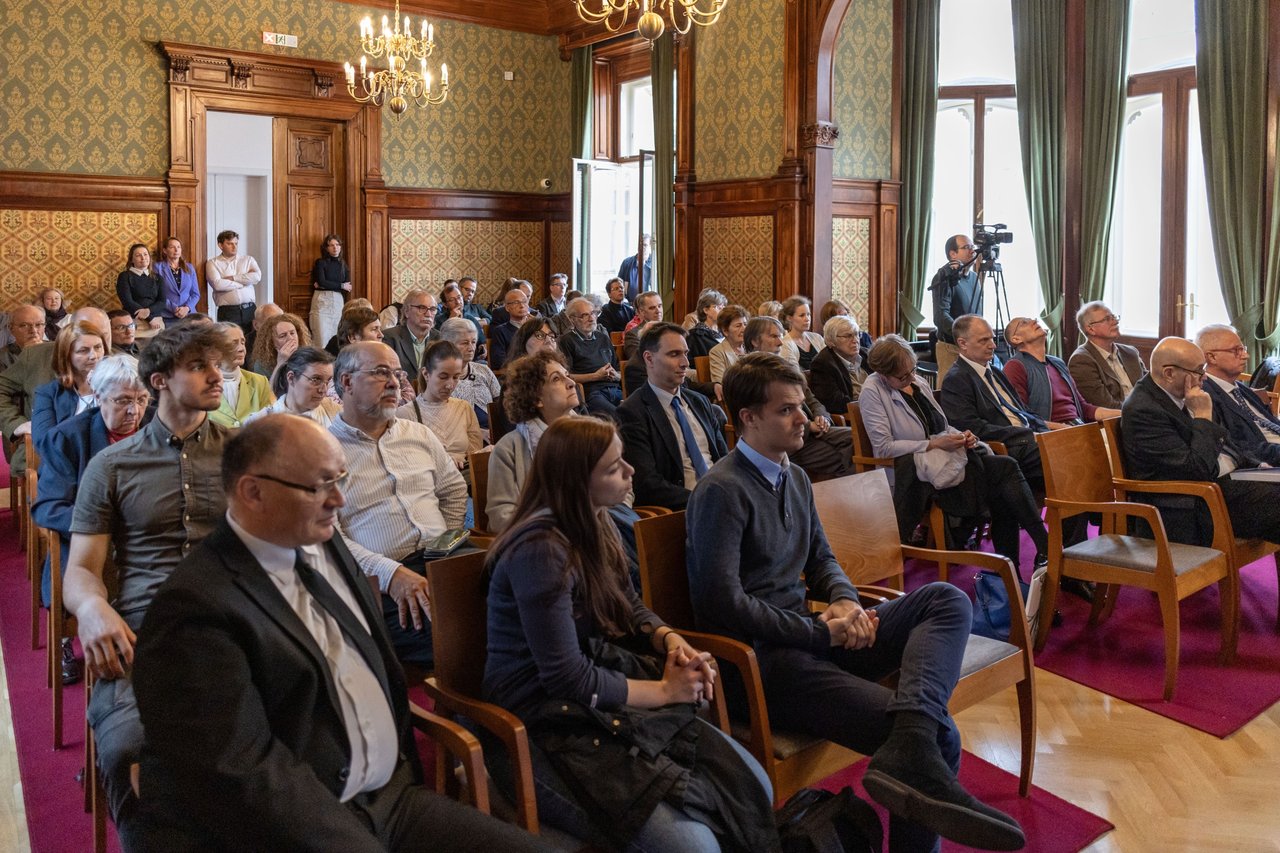 Filadelfia-diakonisszák két diktatúra szorításában könyvbemutató a KRE-n 2025. május 8. Fotó: Hurta Hajnalka