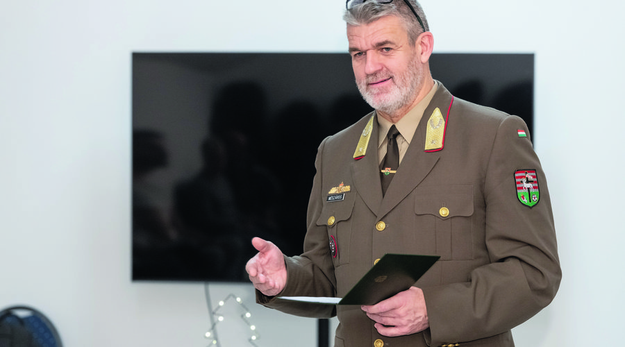 Mészáros László protestáns tábori püspök, Fotó: Kiss László