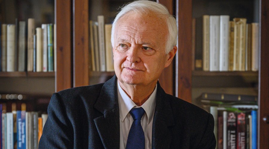 P. Tóth Béla református lelkésszel és pszichológus, fotó: Sebestyén László