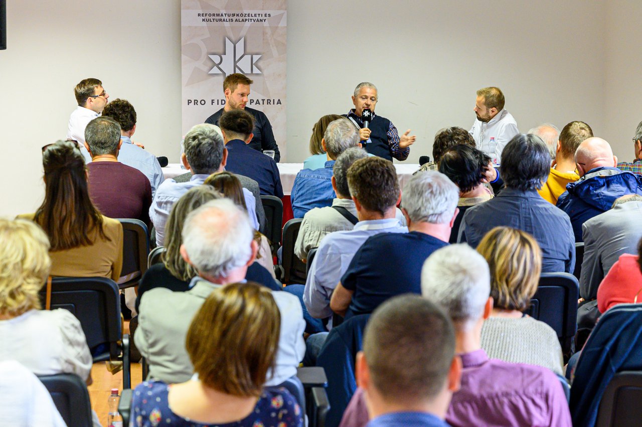 Reformátusok Szárszói Konferenciája 2021 - Homo technologicus - Csűrös András, Böszörményi-Nagy Gergely, Z. Karvalics László, Márkus Tamás András